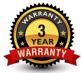 3 year warranty