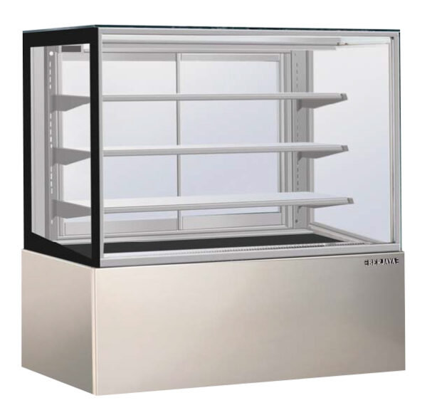 Berjaya 1200mm 3 Tier Cake & Sandwich Display With Square Glass